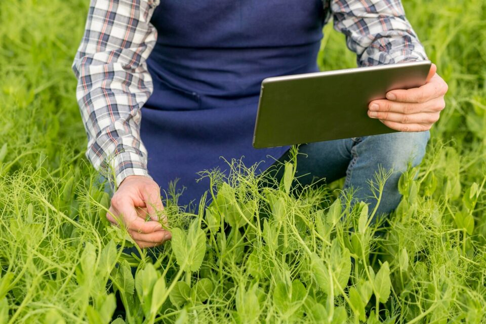 Farmer With Tablet Close Up 23 2148579698